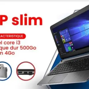 Ordinateur HP Slim - Ram 4gb - disque dur 500gb - intel core i3