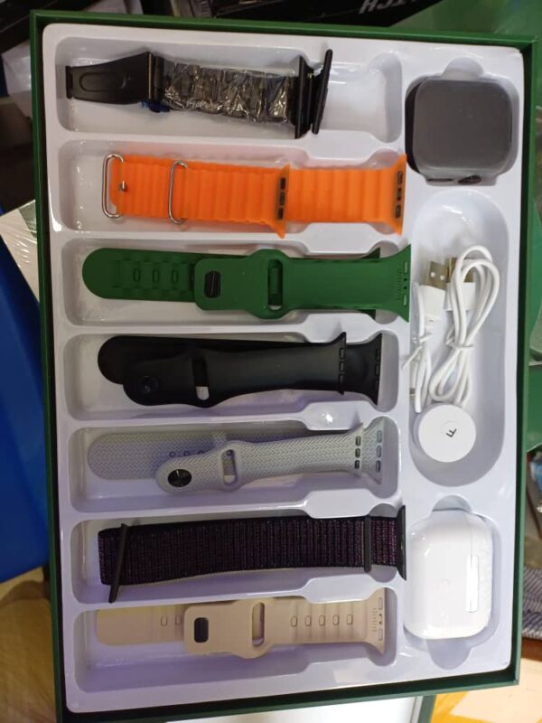 2 Montres Connectée + 1 écouteur sans fil + 7 bracelets – Image 2